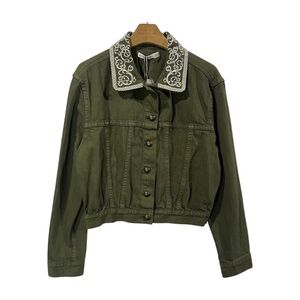 alice + olivia Women's Green Jacket